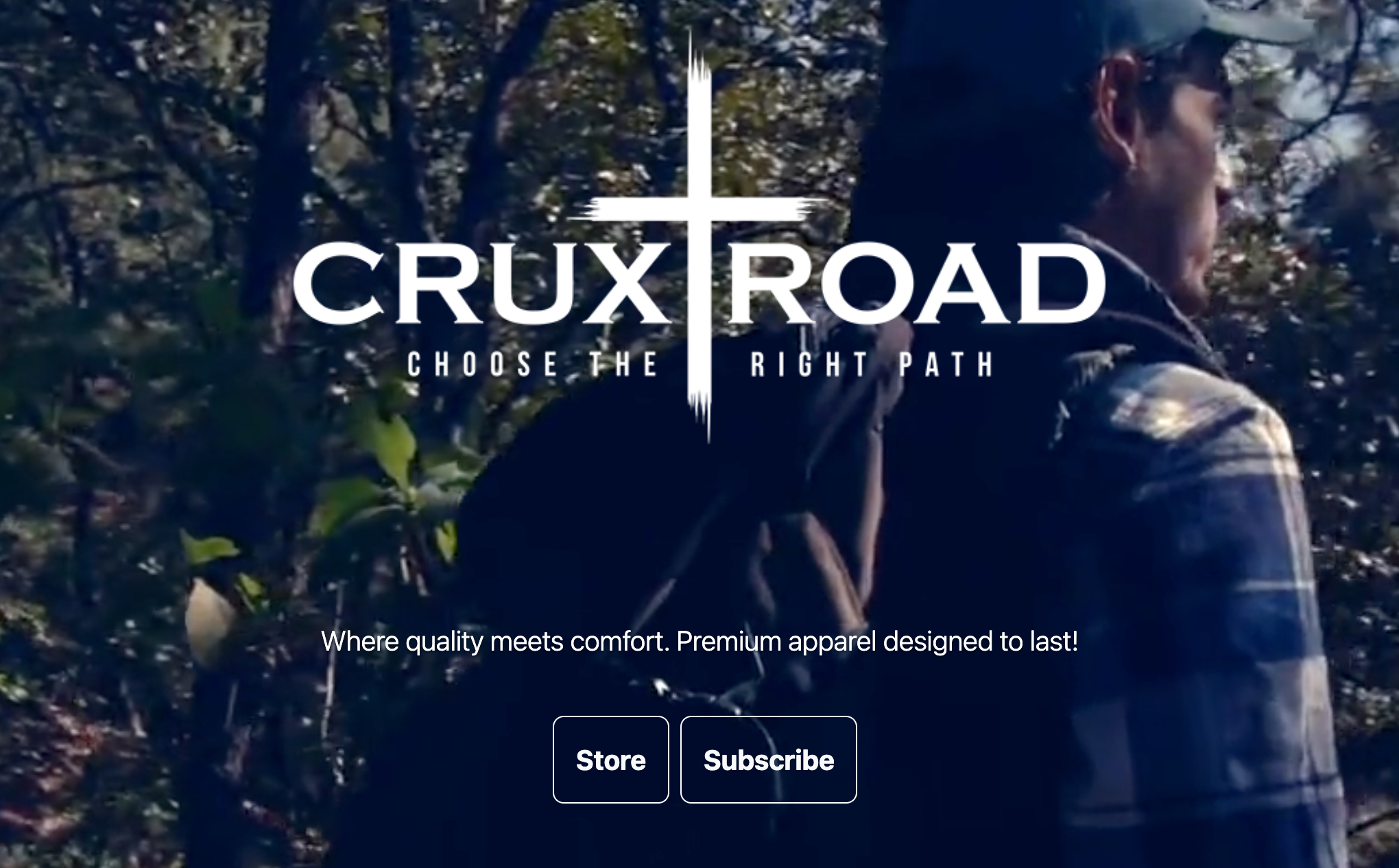 CRUXROAD e-commerce and brochure website built with Shopify and Bootstrap